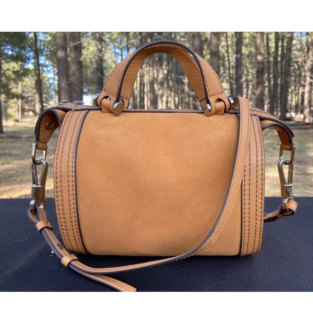Fossil Opening Ceremony Pecan Barrel Bag Purse
